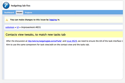 Fixx Issue Public View