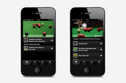 Stephen Hendry Masterclass Routine for iPhone