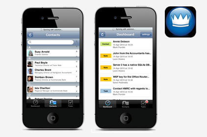 Solomon CRM for iPhone
